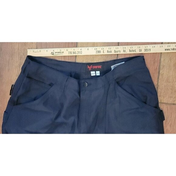 DriFire FR Navy Blue Pants Dungarees Cargo Pants PNTB2SD 38x30 Summer Weight - Picture 6 of 11